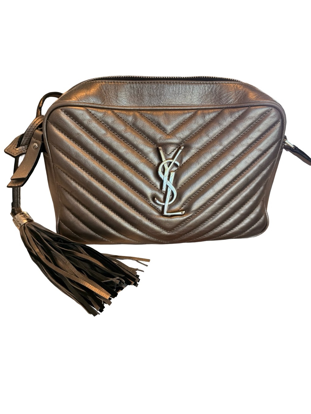 YSL Chevron Lou Camera bag